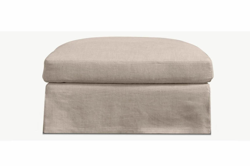 Lilly Loose Cover Ottoman Daia Home