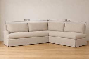 50% Deposit - 190 x 180cm Griffin Loose Cover Corner Sofa