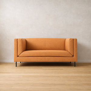 180cm Mette Leather Sofa - Ready To Deliver