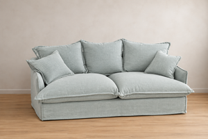 175cm Adele  Loose Cover Sofa - Ready to Deliver 1 November