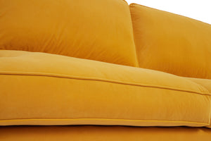 Abbie 2 Seater Sofa in Vintage Gold Velvet