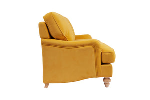 Abbie 2 Seater Sofa in Vintage Gold Velvet