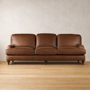 Abbie Classic Leather Sofa