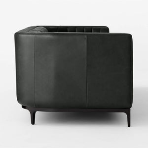 Abella Modern Classic Leather Sofa - Daia Home