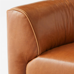 Accardi Modern Classic Leather Armchair - Daia Home