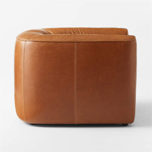 Accardi Modern Classic Leather Armchair - Daia Home