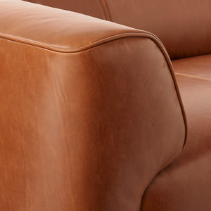 Accardi Modern Classic Leather Sofa