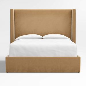 Baker Upholstered Bed With High Headboard and Storage - Daia Home