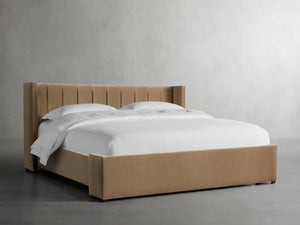 Beverly Contemporary Upholstered Bed - Daia Home