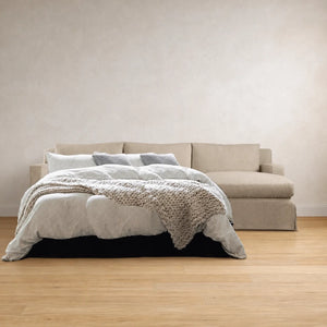 Bosa Chaise Washable Loose Cover Sofa Bed | Linen & Cotton