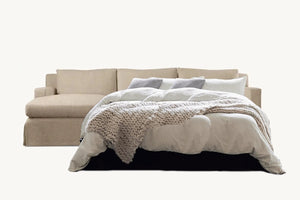 Bosa Linen Loose Cover Chaise Sofa Bed