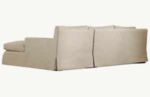 Bosa Linen Loose Cover Chaise Sofa