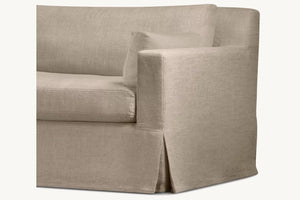 Bosa Linen Loose Cover Chaise Sofa Bed