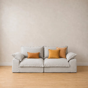 Chiara Loose Washable Cover Linen Sofa 230 cm