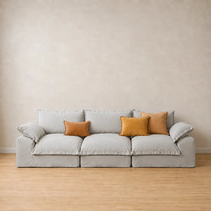 Chiara Loose Washable Cover Linen Sofa 310 cm
