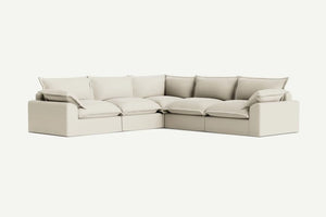 Chiara Sectional Loose Washable Cover Corner Sofa