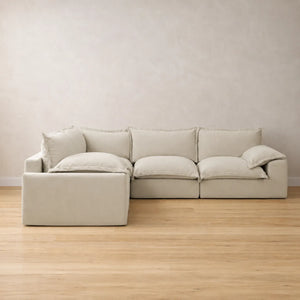Chiara Sectional Loose Washable Cover Corner Sofa