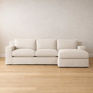 Clara Modern Linen Loose Washable Cover Chaise Sofa