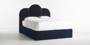 Colbert Mid Century Upholstered Bed With Storage - Daia Home