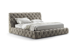 Daytona Deep Buttoned Contemporary Upholstered Bed - Daia Home