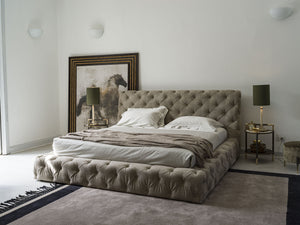 Daytona Deep Buttoned Contemporary Upholstered Bed - Daia Home