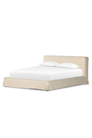 Dorset Loose Cover Linen Upholstered Bed - Daia Home