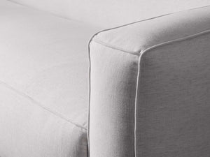 Ebbe Deep Seat Low Profile Modern Fabric Sofa - Daia Home