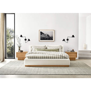 Farina Modern Classic Upholstered Bed - Daia Home