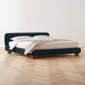 Filizzola Contemporary Italian Design Upholstered Bed - Daia Home