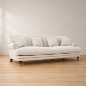 Harriet Classic English Sofa With a High Back