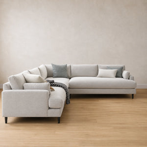 Hudson Mid Century Corner Sofa