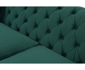Humphrey Chesterfield 3 Seater Sofa in Deep Green Teal