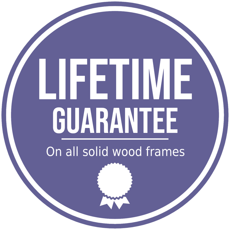  Lifetime Guarantee on all sofa wooden frames 