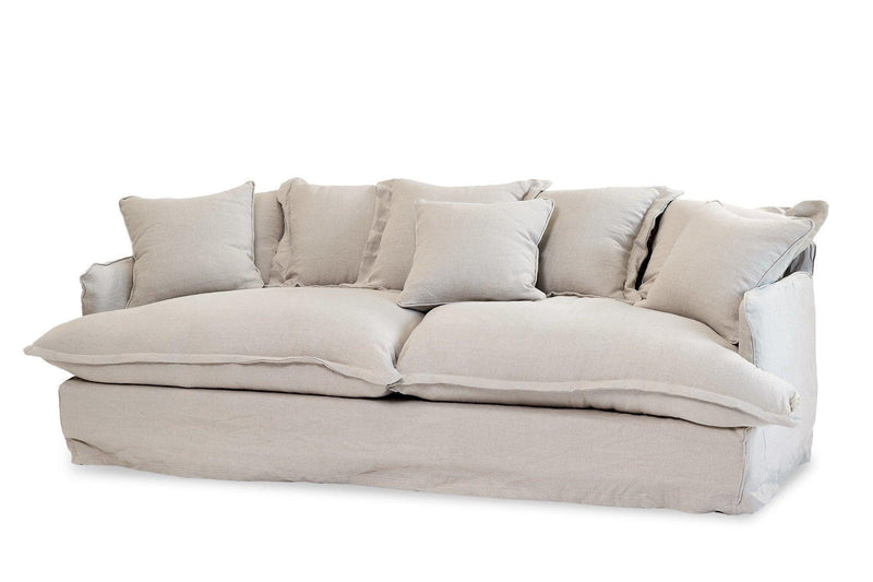 Adele deep washable loose cover sofa with oversized cushions