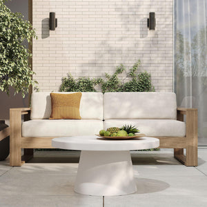 Lombardi Solid Wood Outdoor Teak Sofa - Daia Home