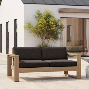 Lombardi Solid Wood Outdoor Teak Sofa - Daia Home