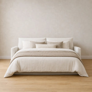 Luna High Back Loose Washable Cover Sofa Bed - Kingsize & Double