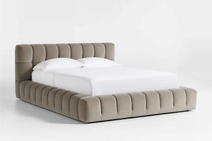 Manzo Italian Design Modern Upholstered Bed - Daia Home