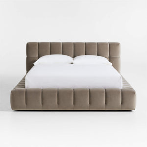 Manzo Italian Design Modern Upholstered Bed - Daia Home