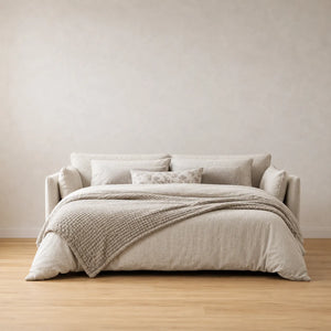Michelle Loose Washable Cover Linen Sofa Bed - Kingsize and Double