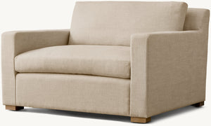 Momo Contemporary Removable Washable Cover Love Seat