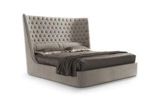 Moretti High Headboard Italian Design Upholstered Bed - Daia Home