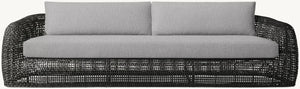 Rizzo All-Weather Resin Wicker Corner Sofa - Daia Home