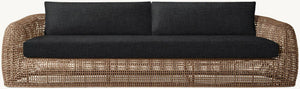 Rizzo All-Weather Resin Wicker Corner Sofa - Daia Home