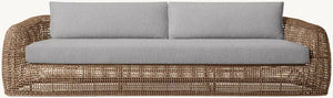 Rizzo All-Weather Resin Wicker Corner Sofa - Daia Home