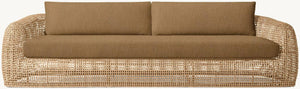 Rizzo All-Weather Resin Wicker Corner Sofa - Daia Home