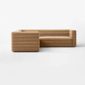 Raffa vintage 70s Inspired corner sofa - Daia Home