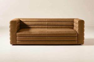 Raffa vintage 70s Inspired leather sofa