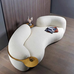 Riku Sofa: Japanese Alpine-Inspired Design with Soft Curves