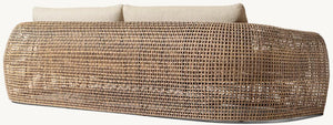 Rizzo All-Weather Resin Wicker Corner Sofa - Daia Home